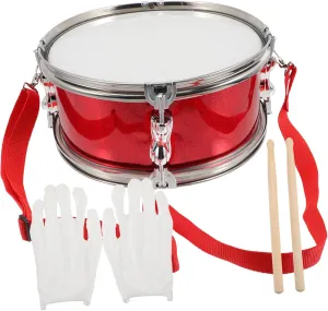 1 Set Educational Snare Drum Durable Music for Future Artists present for Birthdays and Holidays Develops Cognitive Skills and Rhythm
