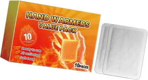 10Pcs Insole Foot Heat Warmers Multifunctional Hand Toe Warmers Adhesive Heat Pack Warming Stickers Patches Warm Pad