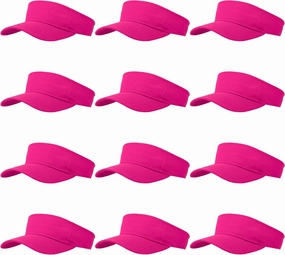 12 Pcs Sun Visor for Women Men Outdoor Sport Golf Tennis Softball, Adjustable Visors Hats