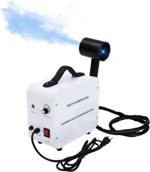 1300w Nano Hair Steamer, Professional Desktop Blue Light Negative Ion Micro Portable Hair Color Processor, Nano Blue Sprayer Hair Care Evaporator Hair Salon Steamer for Home, Salon Barber