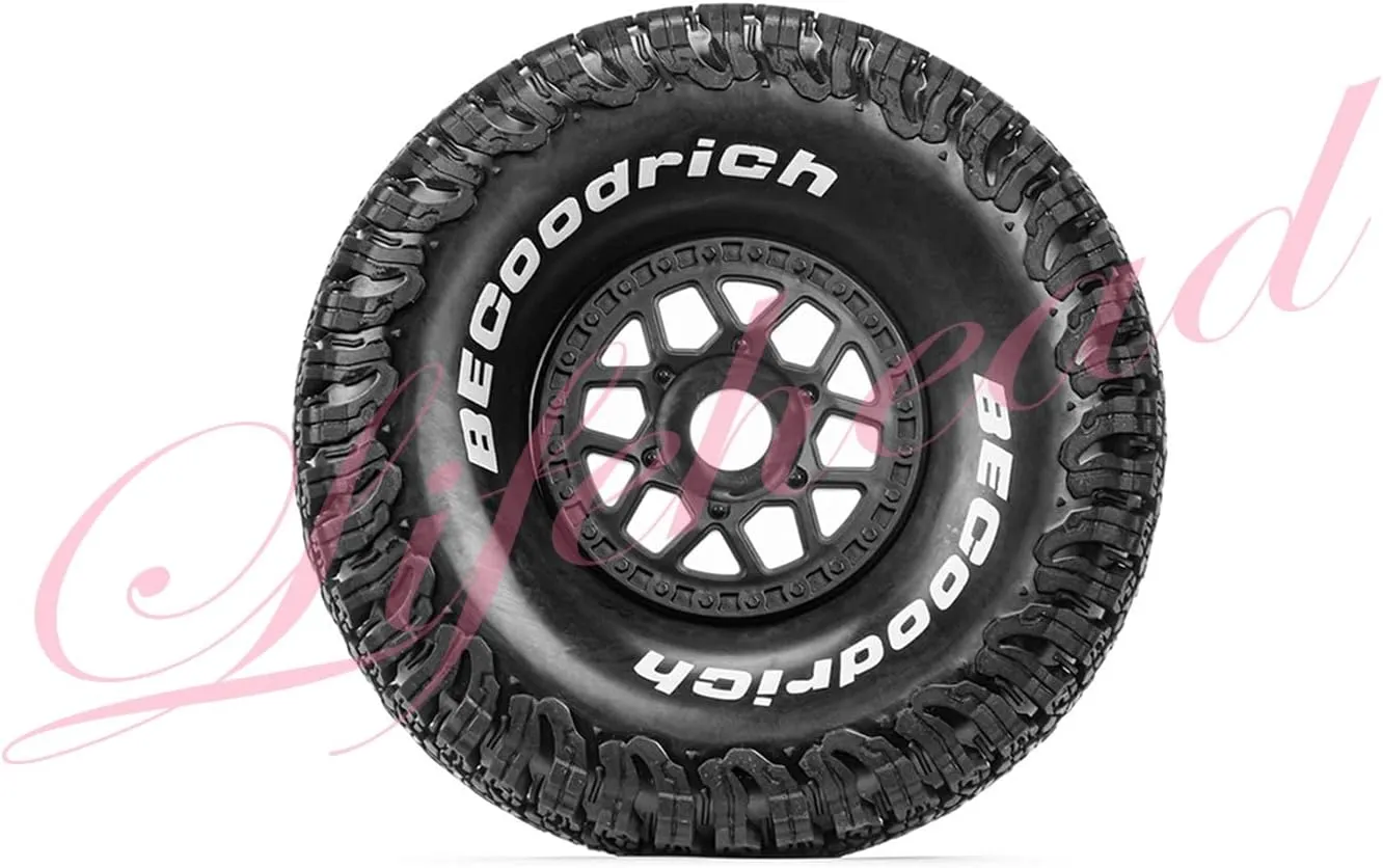 1/7 1/8 RC Short Course Truck Tires for All Terrain，Suitable for TRAXXAS UDR 85086-4 ARRMA Mojave EXB YK4072 DF7 YK4073 TB7 FS Atom/ 135mm OD High Performance Desert Off-Road Truck Tires