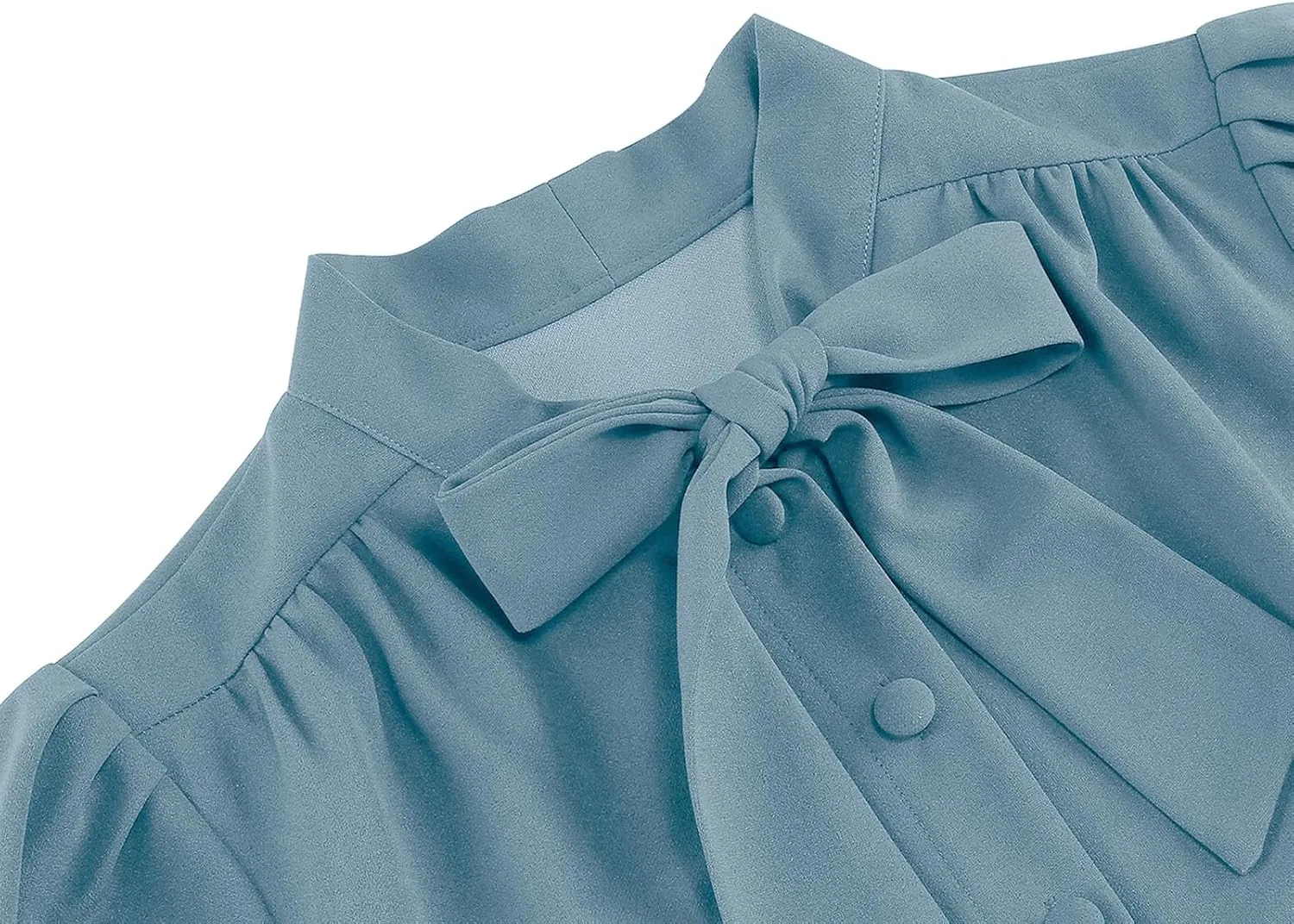 1950s Dresses for Women Vintage Rockabilly Retro 3/4 Puff Sleeve Tie Midi Dress Cocktail Party Evening Prom Gown