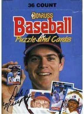 1988 donruss wax box baseball cards 36 packs unopened