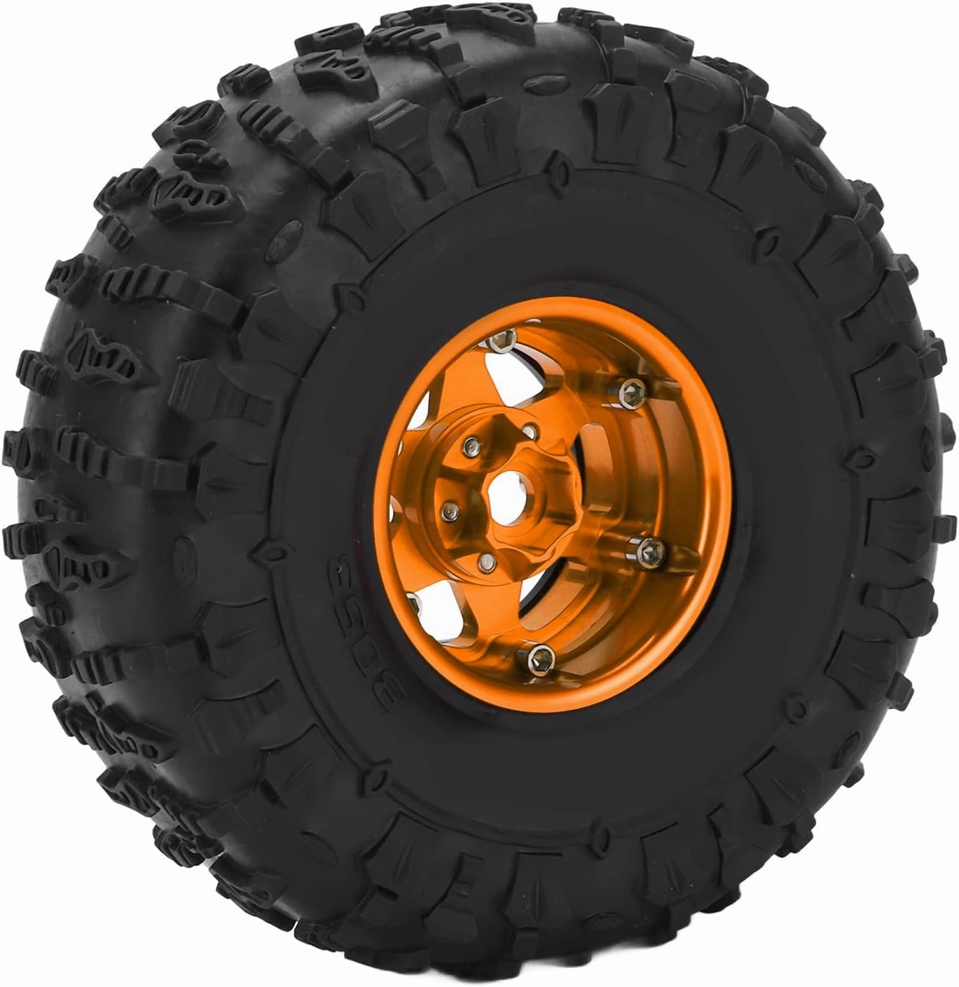 1.9 Inch Wheel and Rubber Tires Set for 1/10 RC Crawler Car, Installation, Excellent Grip, Slip, Material (Gold Black)