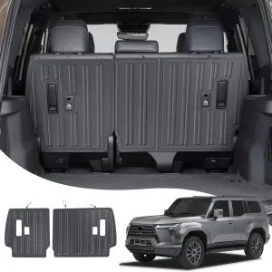 2 PCs Seat Back Protective Pad for 2024-Present Lexus GX550 GX 550h Rear Chair Anti-Kick Scratch Panel Interior Modification Accessories