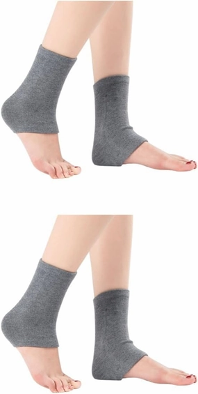2pcs Yoga Socks Leg Warmers Wool Foot Sleeve for Exercise Breathable Ankle Socks Practical Foot Covers Warm Cover for Yoga Sports