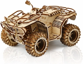 3D Wooden Puzzle for Adults, Mechanical Beach Car Puzzle, DIY Vehicle Model Building Kit Handicraft Wood Craft Hobbies Toy, Birthday for Hobbyist 14  Family Women Men, 417 Pcs