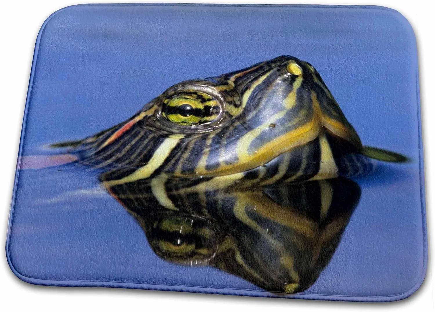 3dRose Bathroom Bath Rug Mat - Red-Eared Slider Turtle, Rio Grande Valley, Texas - NA02 RNU0745 - Rolf Nussbaumer Turtles
