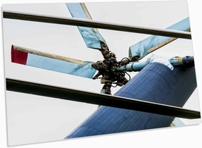 3dRose Helicopter Tail Propeller and Rotor Blades - Desk Pad Place Mats (dpd-267360-1)