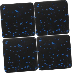4pcs Treadmill Pad for Elliptical Machine Double-Sided Non-Slip Workout Mat Shock Absorbing Mat Noise Reduction Fitness Equipment