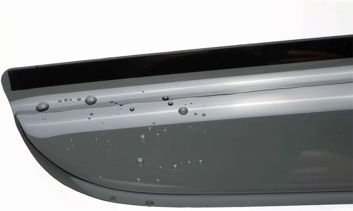 4pcs Original Shatterproof Outside Mount Style Sun Rain Guards Durable Side Window Wind Deflectors Dark Smoke Vent Window Visors Compatible with 2002-2009 Trailblazer/Envoy 94733