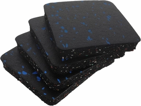 4pcs Vibration Pads for Treadmill Bike Exercise Mats Shock Absorbing Noise Reduction Non Slip Gym Equipment Mats