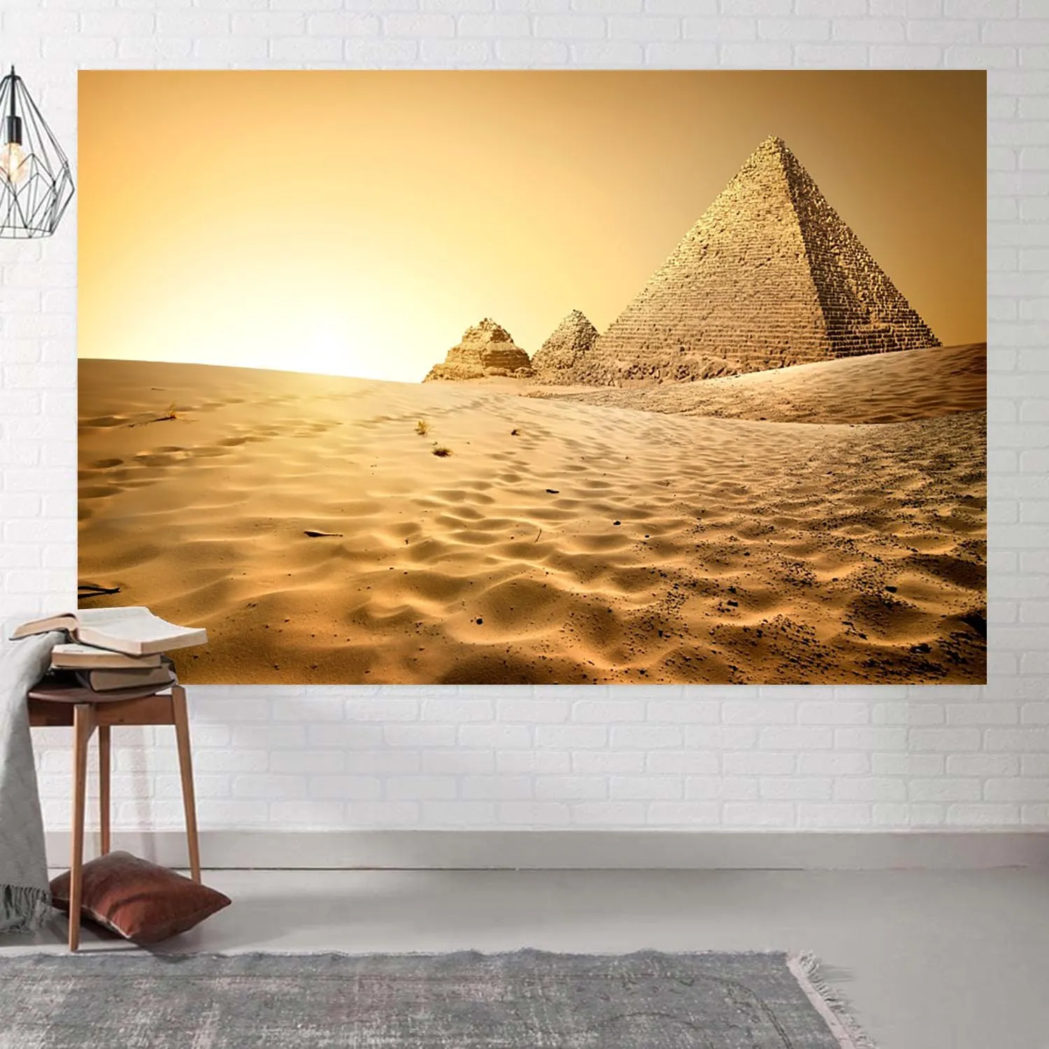 7x5ft Egyptian Pyramids Backdrop Egypt Ancient Architecture Landscape Photography Background Nature Desert Scenery Artistic Portrait Decoration Wallpaper Photo Booth Props