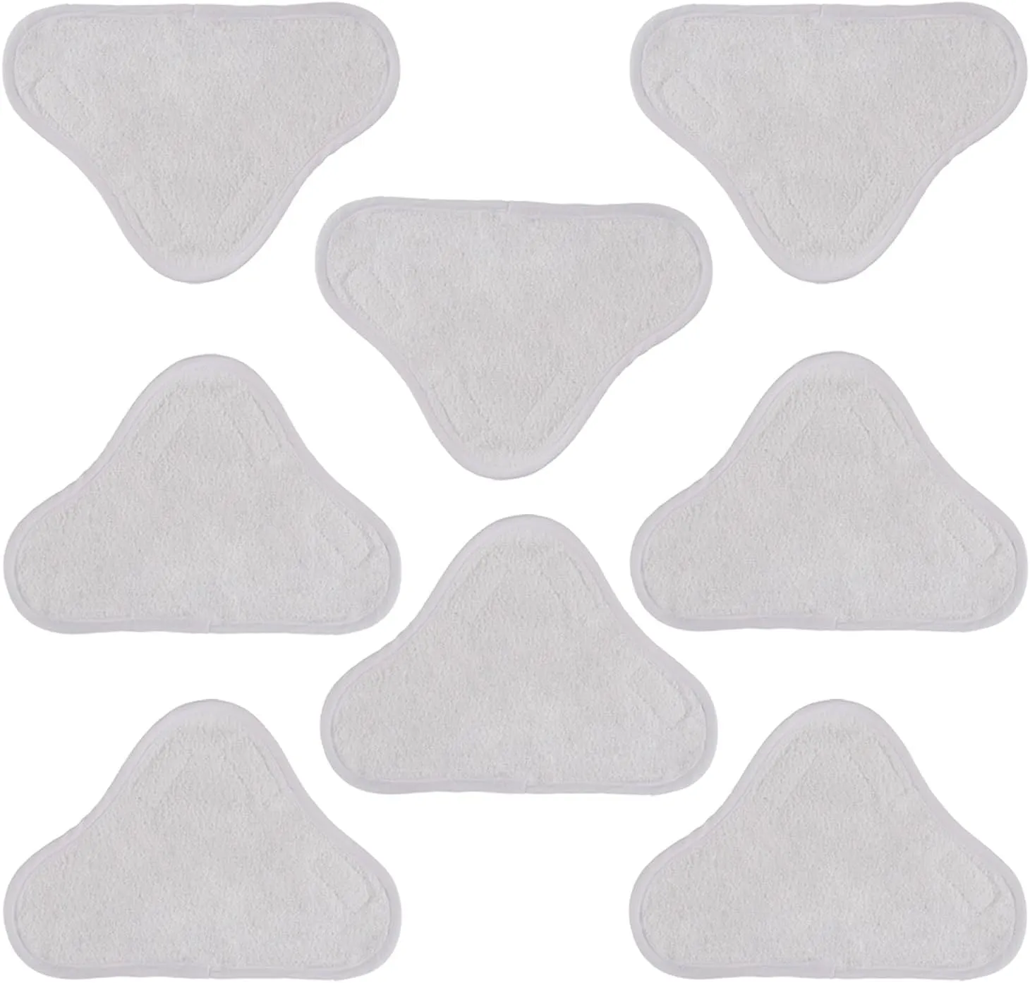 8Pack Reusable Microfiber Steam Mop Pad Replacement fit for H2O H20 X5 Steam Mop Cleaners