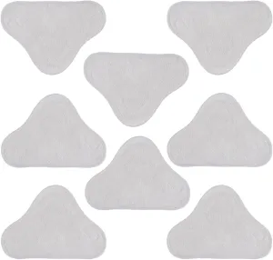 8Pack Reusable Microfiber Steam Mop Pad Replacement fit for H2O H20 X5 Steam Mop Cleaners