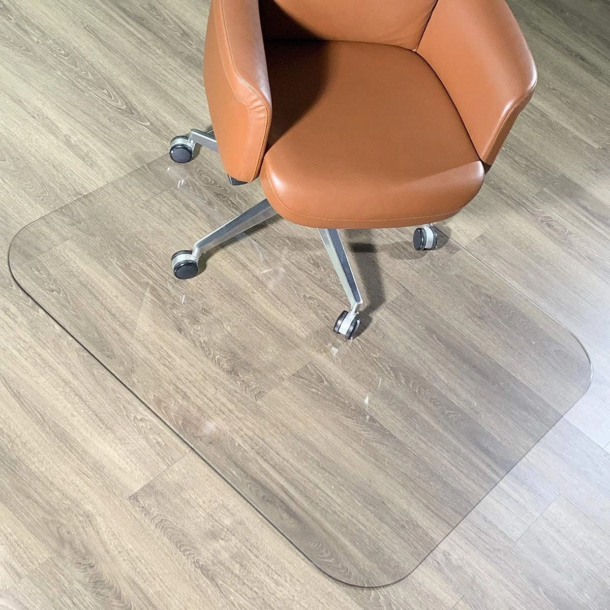 [Upgraded Version] Crystal Clear 1/5" Thick 47" x 35" Heavy Duty Hard Chair Mat, Can be Used on Carpet or Hard Floor