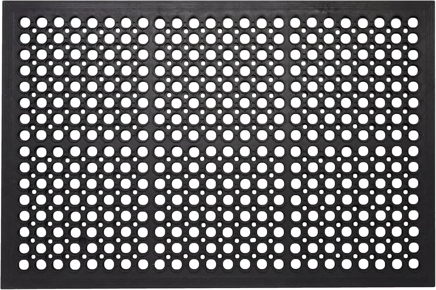 A1HC New All Purpose Anti Fatigue Versatile Rubber Floor Mat with Drain Holes – Perfect as Workplace Mat, Restaurant Kitchen Mat, Bar Area Mat, Commercial, Industrial Anti Fatigue Mat 32x47 Inches