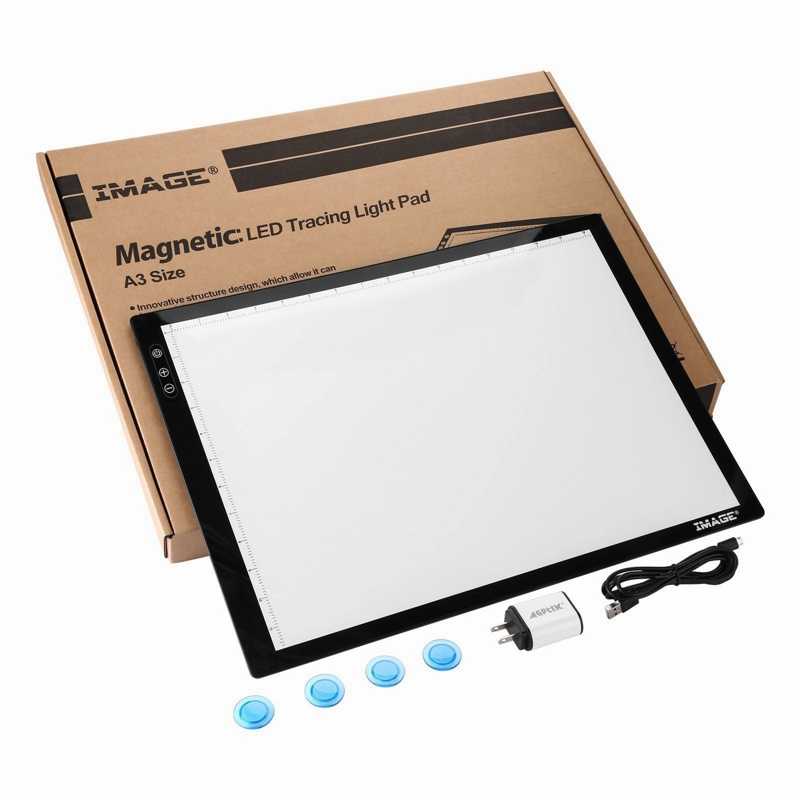 A3 Light Pad A3 LED Tracing Pad Ultra-Thin Drawing Pad Adjustable Brightness