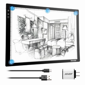 A3 Light Pad A3 LED Tracing Pad Ultra-Thin Drawing Pad Adjustable Brightness