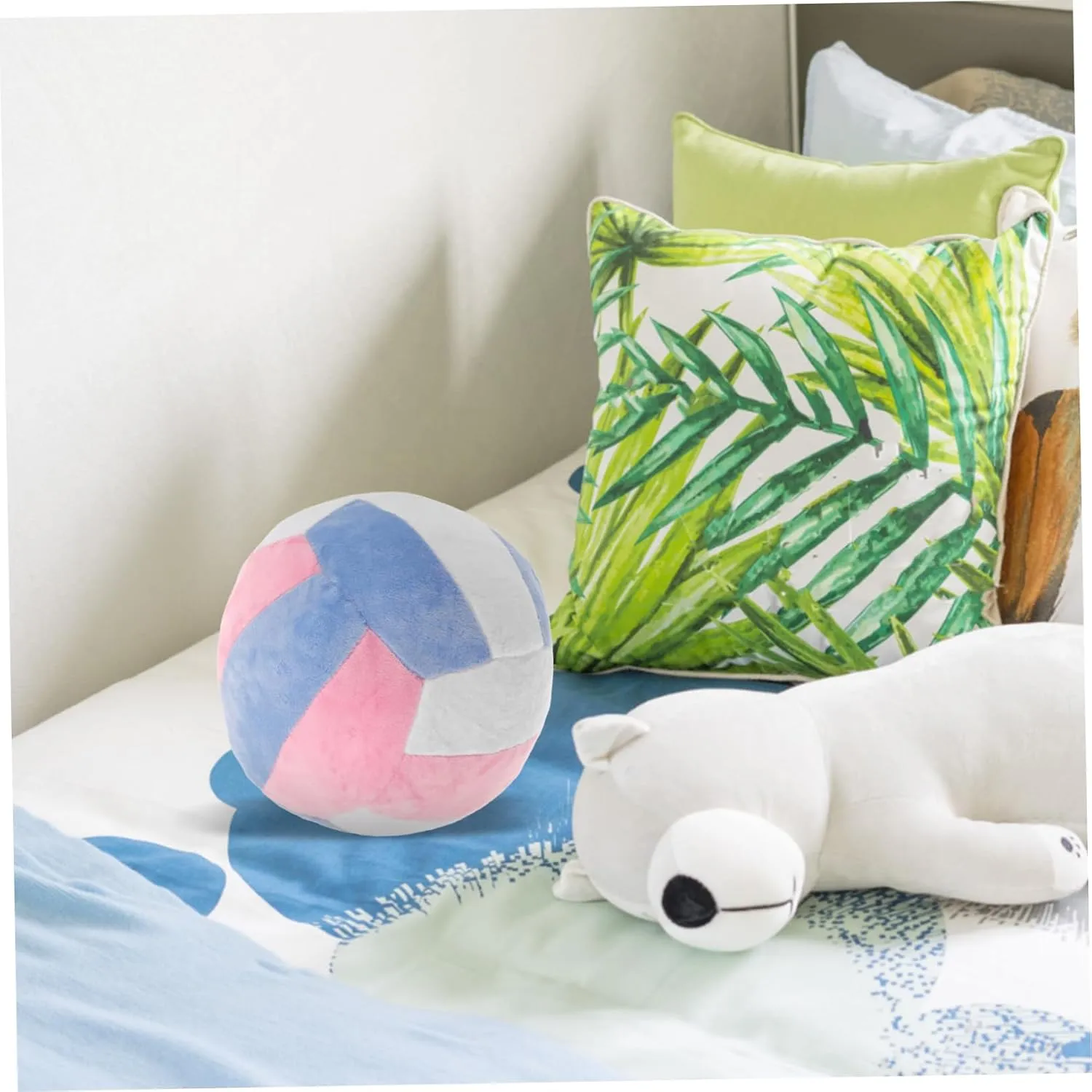 ABOOFAN Volleyball Plush Pillow Home Decor Plushies Volleyball Pillow Cute Plushies Car Pillows Plush Volleyball Pillow for Car for Volleyball Stuff Cute Cloth