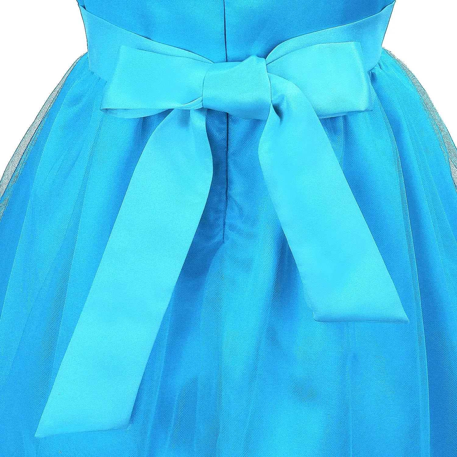 Acecharming Girls Dresses Sequin Flower Girls Party Dress Bridesmaid Ball Gown Wedding Tulle 3-10 Years