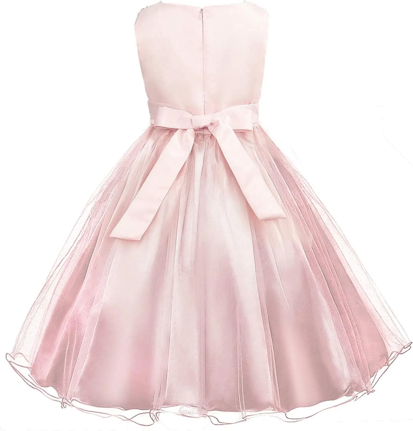 Acecharming Girls Dresses Sequin Flower Girls Party Dress Bridesmaid Ball Gown Wedding Tulle 3-10 Years