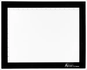 Acurit Art Tracing Light Tablet for Artists, 15 x 18-3/4 inch - Drawing, Sketching, Animation A3 - White/Black