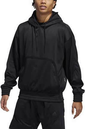 adidas Cross Up 365 Hoodie- Men's Basketball S Black