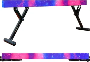 Adjustable Balance Beam 8 ft Gymnastic Beam Adjustable Height for Kids and Teenage of All Gymnastic Levels, Gymnastic Training Beam Gymnastic Equipment for Athlete Home and Gym Club Use