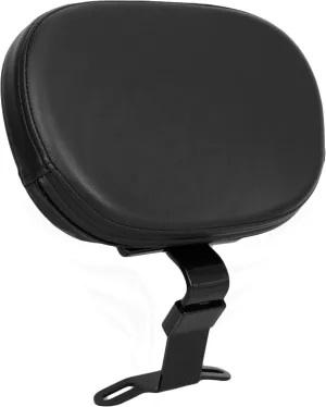 Adjustable Driver Rider Backrest Quick Release for Harley Softail Models Fatboy Heritage 2018-2024 Gloss Black