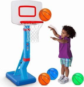 Adjustable Indoor Toddler Basketball Hoop Set - Fun Outdoor Toy for Kids
