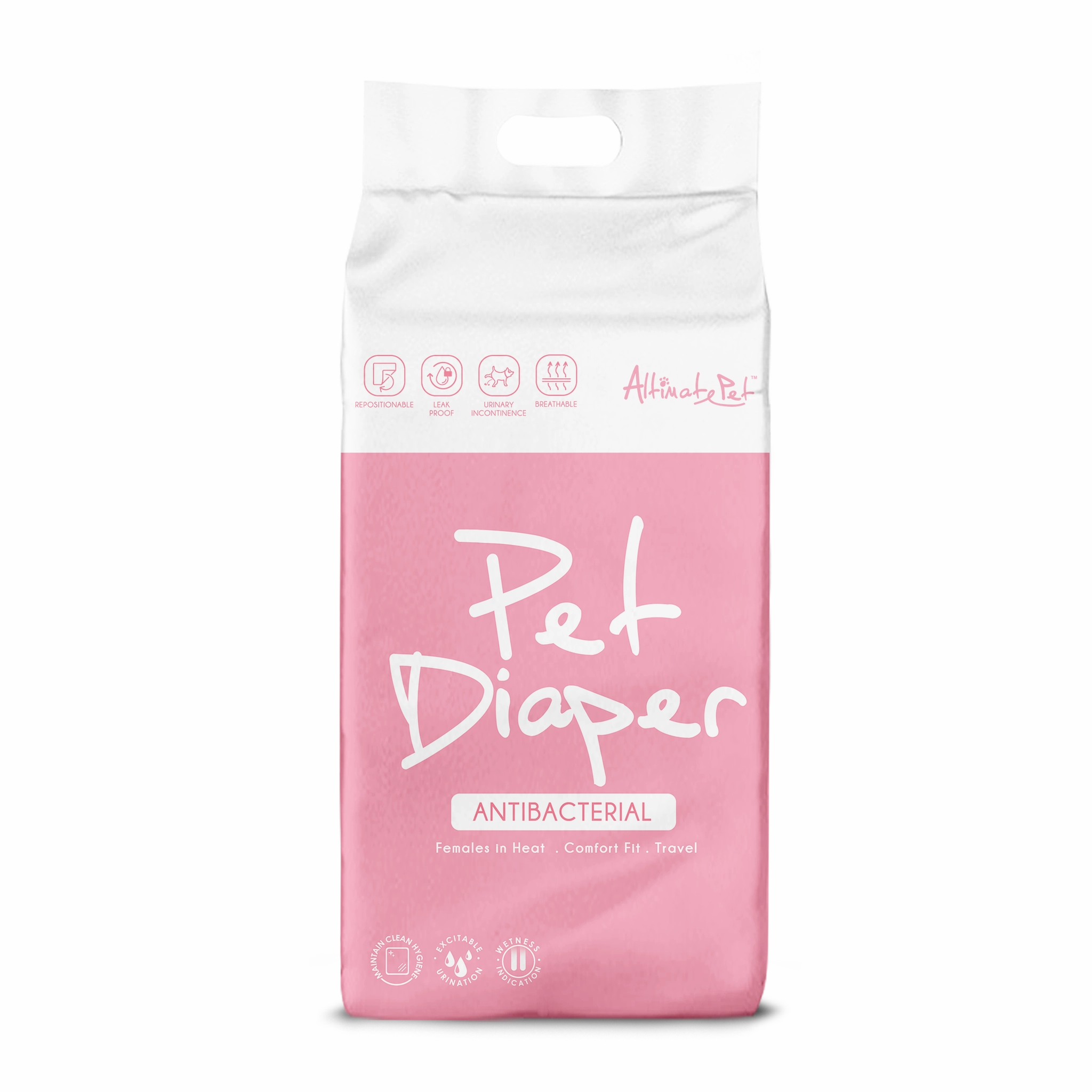 Altimate Pet Antibacterial Disposable Pet Diaper (5 Sizes)