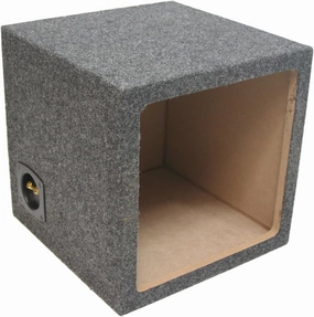 American Sound Connection Car Audio Single 12" Sealed Square Sub Box Enclosure fits Kicker L7 Subwoofer