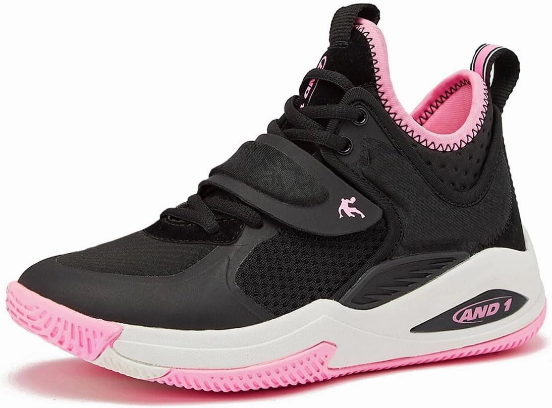 AND1 Boys & Girls Basketball Shoes, Cool Kids Basketball Sneakers, Size Little Kid 11 to Big Kid 7 Mid or High Top Sneakers for Boys