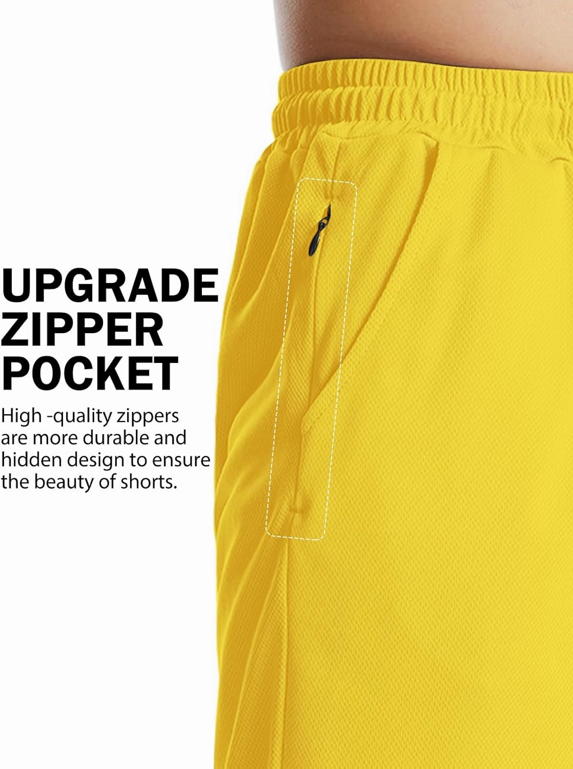 Aolesy Men's Basketball Shorts 7"/9" Athletic Gym Shorts with Zip Pockets Lightweigh Quick Dry Mesh Workout Shorts