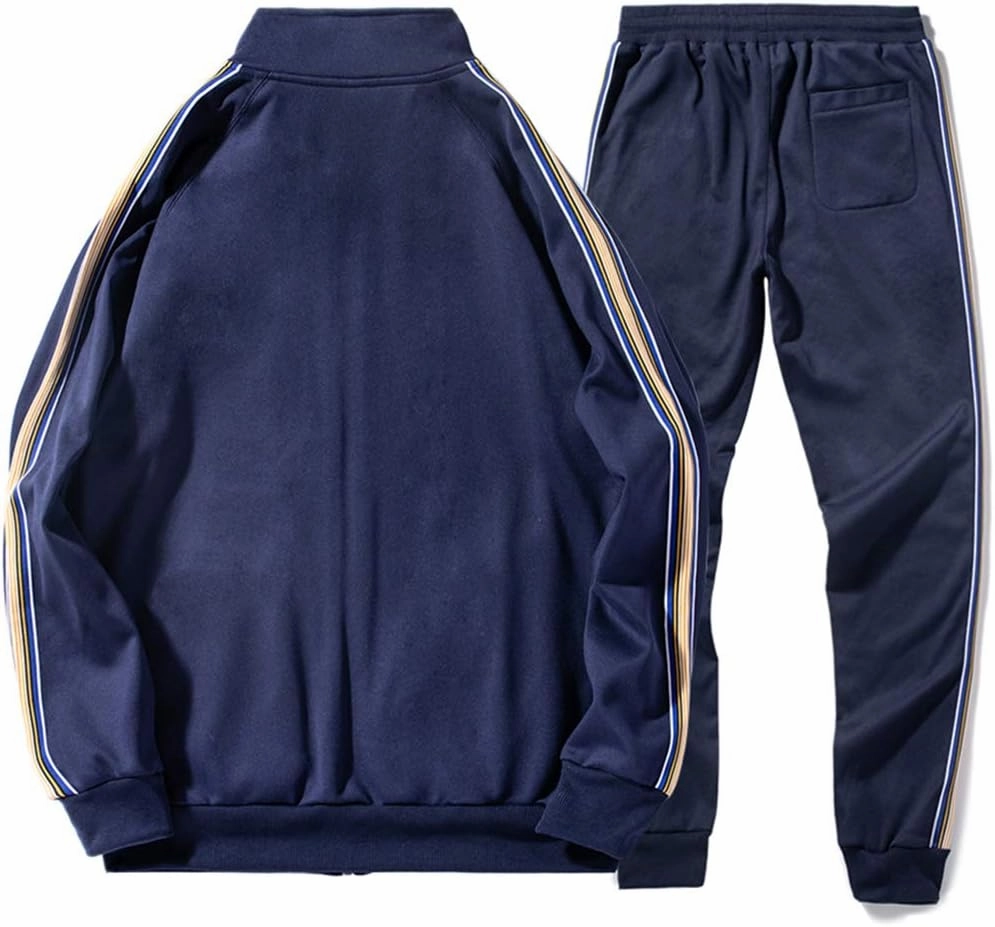 AOTORR Men's Tracksuit 2 Pieces Sweat Suits Casual Full Zip Long Sleeve Outfit Sports Jogging Suits Set