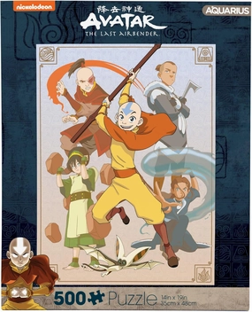 AQUARIUS - Avatar The Last Airbender Cast 500 Piece Jigsaw Puzzle