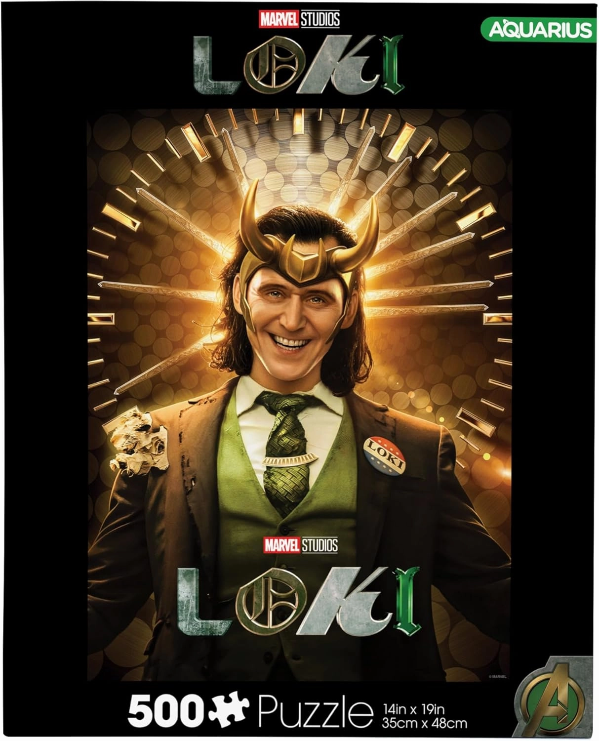AQUARIUS - Marvel Loki 500 Piece Jigsaw Puzzle