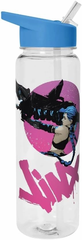 Arcane Plastic Drinks Bottle – Official Arcane BPA-Free Plastic Bottle, Lightweight and Durable, Featuring Stunning Artwork, Ideal for Fans, Perfect for School, Gym, or On-the-Go Hydration