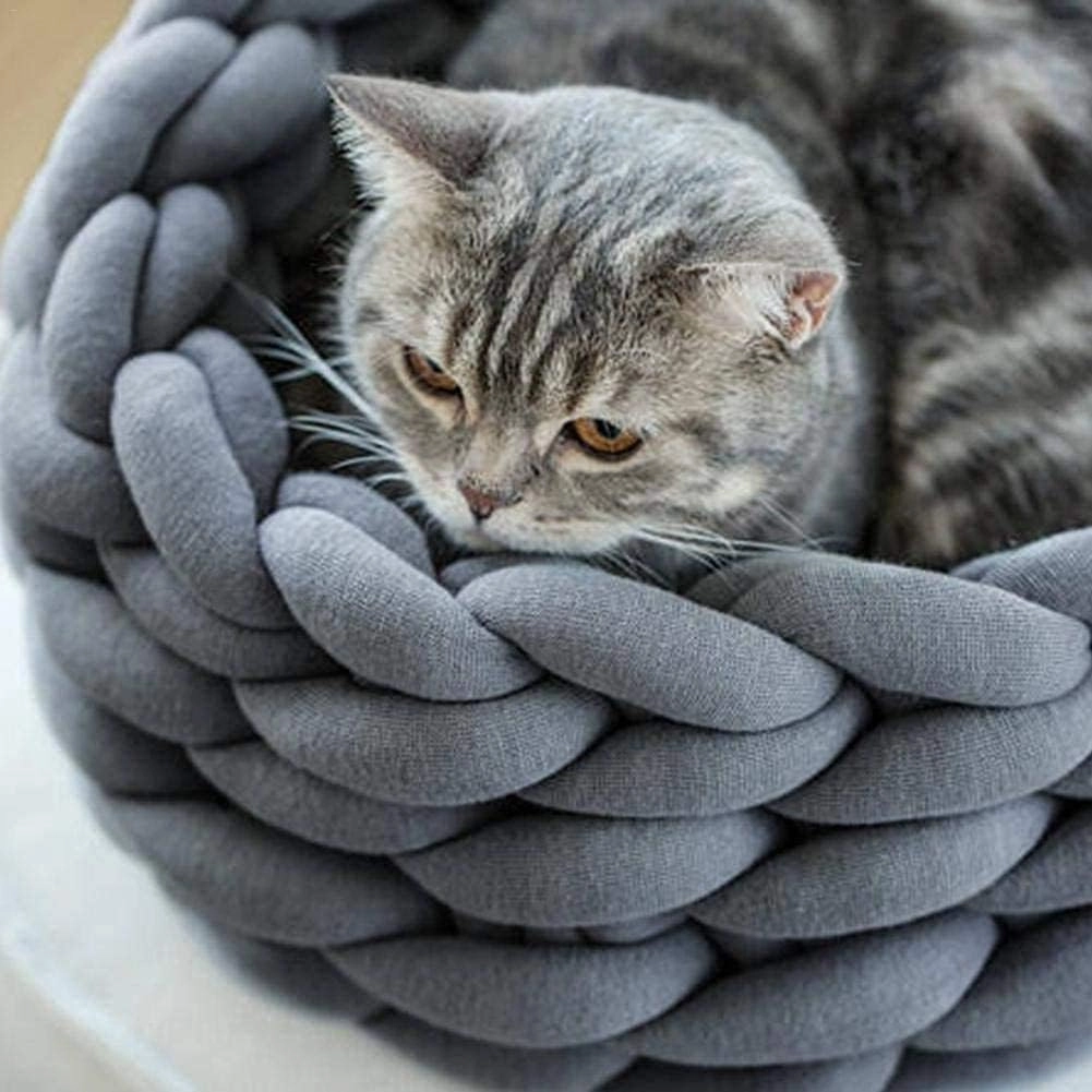 Arm Knitting Yarn for Chunky Braided Knot Throw Blanket DIY, Soft Extra Cotton Washable Tube Bulky Giant Yarn for Weave Craft Crochet (Dark Gray 2.2lb)