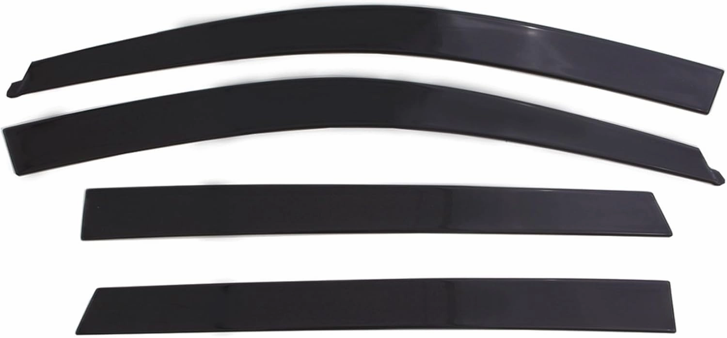 Auto Ventshade [AVS] Low Profile Rain Guards for 2011 - 2019 Ford Explorer | Window Vent Visors, 4 pcs. - Dark Smoke | 894052