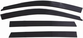 Auto Ventshade [AVS] Low Profile Rain Guards for 2011 - 2019 Ford Explorer | Window Vent Visors, 4 pcs. - Dark Smoke | 894052
