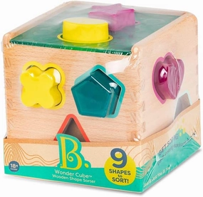 B.Woody - Wonder Cube Shape Sorter