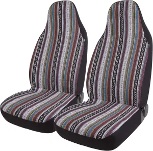 Baja Blanket Bucket Seat Cover for Car, Truck, Van, SUV - Airbag Compatible (2PCS National)