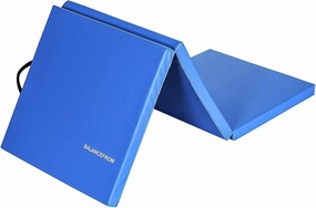 BalanceFrom Folding Gymnastics Mat Home Gym Floor Tumbling Equipment, Multicolor
