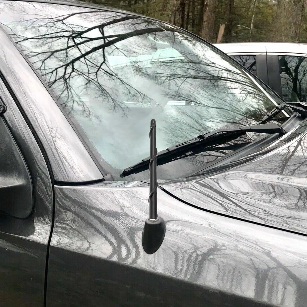 BASIKER Antenna for Toyota Tundra Tacoma FJ Cruiser 1995-2025, Toyota Tundra Tacoma Accessories, 7 Inch Short Toyota Tundra Tacoma Antenna Replacement Upgrade Car AM FM Radio Reception