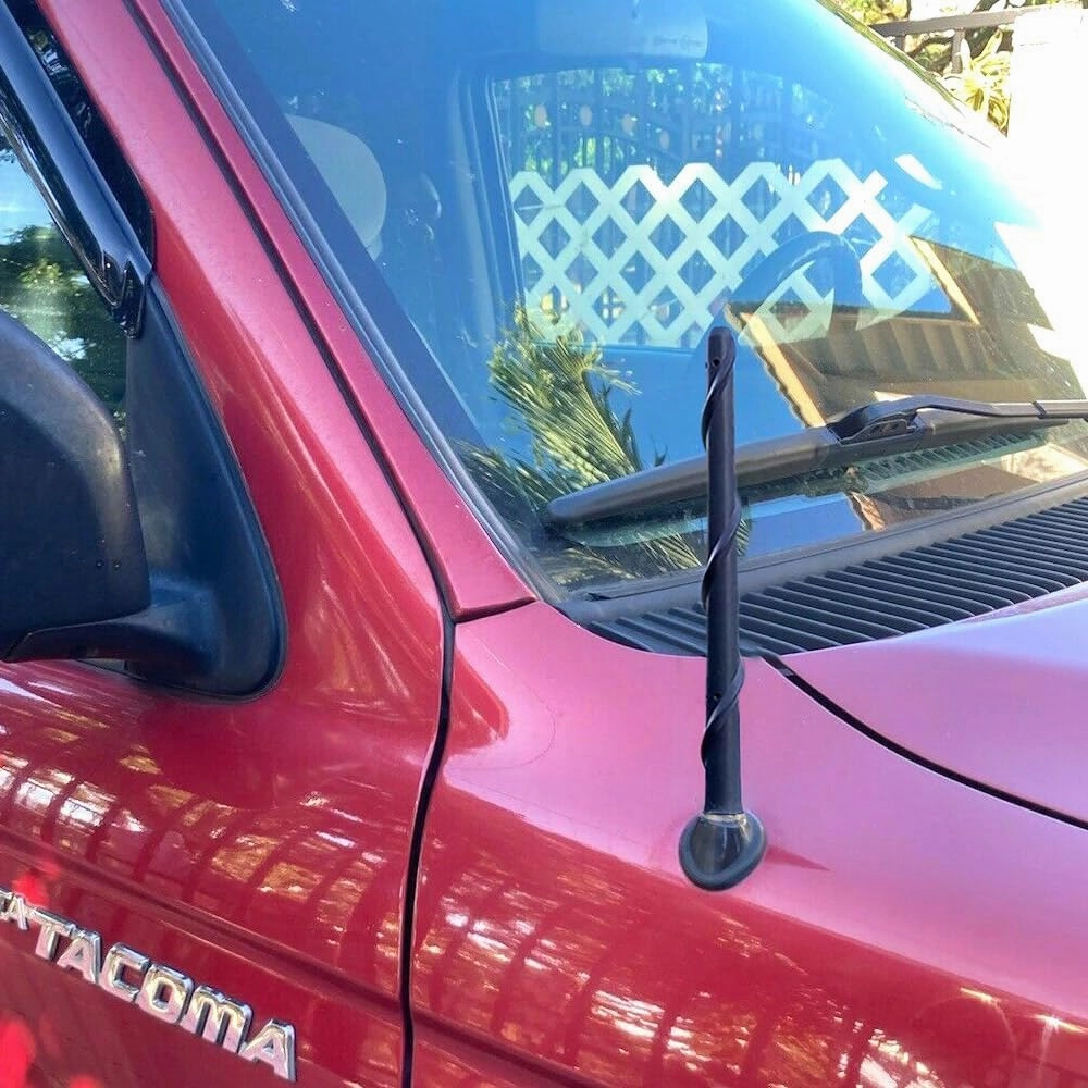 BASIKER Antenna for Toyota Tundra Tacoma FJ Cruiser 1995-2025, Toyota Tundra Tacoma Accessories, 7 Inch Short Toyota Tundra Tacoma Antenna Replacement Upgrade Car AM FM Radio Reception