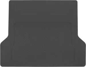 BDK Heavy Duty Rubber Cargo Mat Liner - All-Weather Trunk Protection, Trim-to-Fit Design for Cars, SUVs, Vans & Trucks - Non-Slip, Waterproof, Durable Cargo Floor Liner - 54" x 43.5" x 0.25" - Black