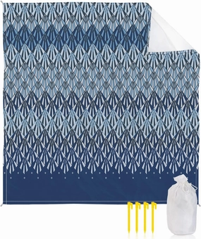 Beach Blanket Sandproof, Abstract Art Waterproof Beach Mat Lightweight Quick Drying Picnic Blanket Beach Essentials for Travel Camping Hiking 95x80in