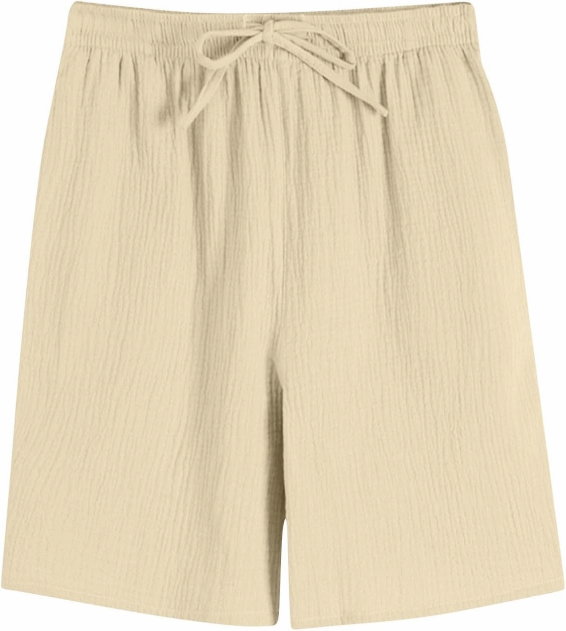 Beach Shorts for Men 5 Inch Textured Elastic Waist Drawstring Workout Running Jogging Active Wear with Pockets 2025